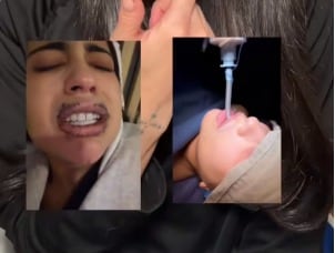 La mujer denuncia inyección de silicona con aceite industrial en sus labios (Hillary.escriba)