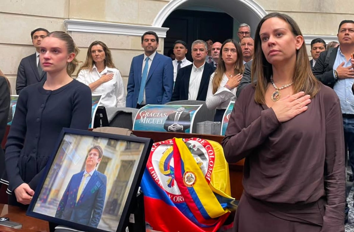 María Claudia Tarazona, viuda del asesinado senador Miguel Uribe Turbay, cambió de esquema de seguridad- crédito suministrada a Infobae Colombia