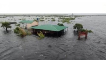 Inundaciones en Peurgorría, Corrientes