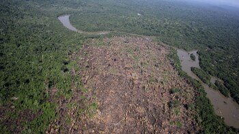 Una vista aéra de un