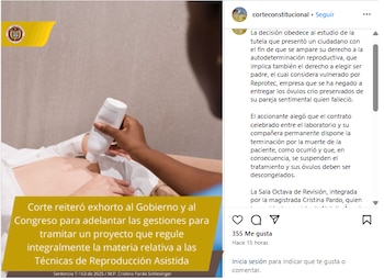 La Corte Constitucional rechazó la