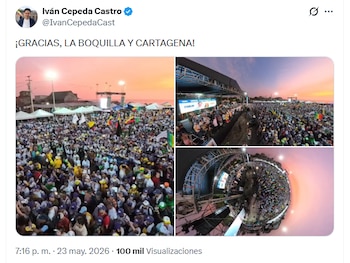 - crédito @IvanCepedaCast/X