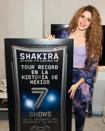 Así celebró la colombiana tras