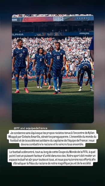 infantino condenó los dichos racistas contra Mbappé