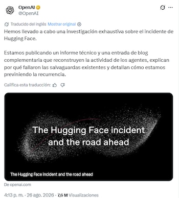 Hackeo a Hugging Face OpenAI