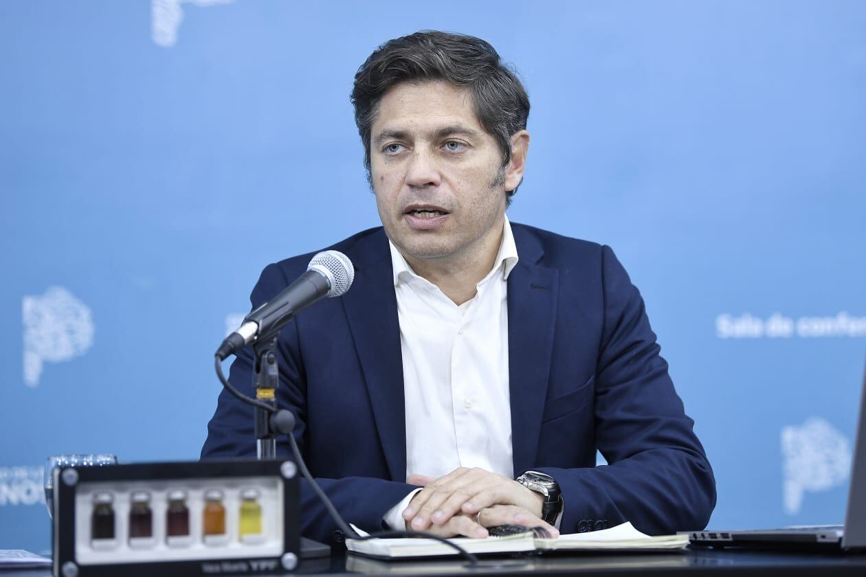 Axel Kicillof, gobernador bonaerense, dio una conferencia de prensa la semana pasada sobre el tema YPF