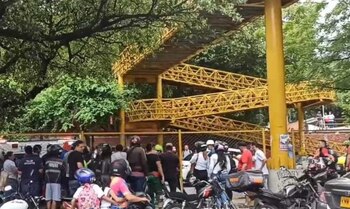 Imágenes posteriores a la caída