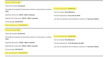 Las casas donadas (Captura de