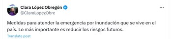 La senadora del Pacto Histórico celebró la medida ordenada por el presidente Gustavo Petro - crédito @ClaraLopezObre/X
