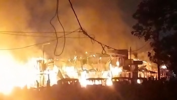 Incendio en Belén: al menos