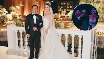 Brunella Horna y Richard Acuña