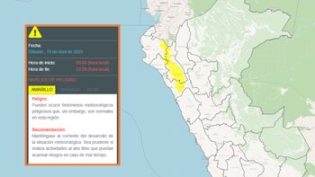 Senamhi pronostica 'peligroso' fenómeno climático
