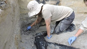 Una sencilla estructura de troncos