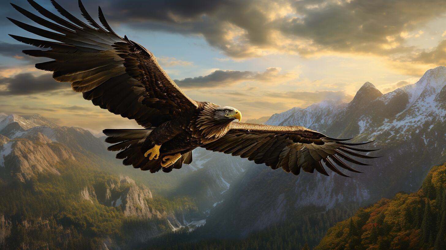 Majestuosa y vigilante, el águila real es un depredador tope que mantiene el equilibrio de los ecosistemas mexicanos. - (Imagen ilustrativa Infobae)