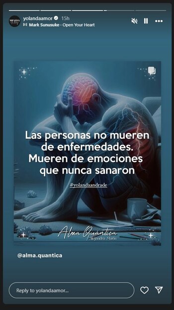 Reflexión de Yolanda Andrade en