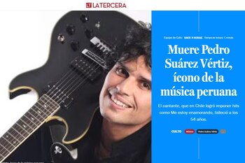 La Tercera reporta la muerte