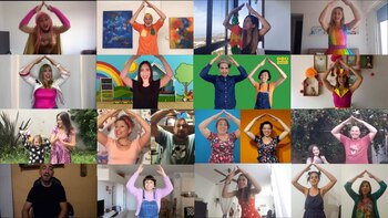 Artistas infantiles se unieron en