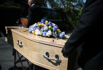 Un funeral en Estados Unidos,