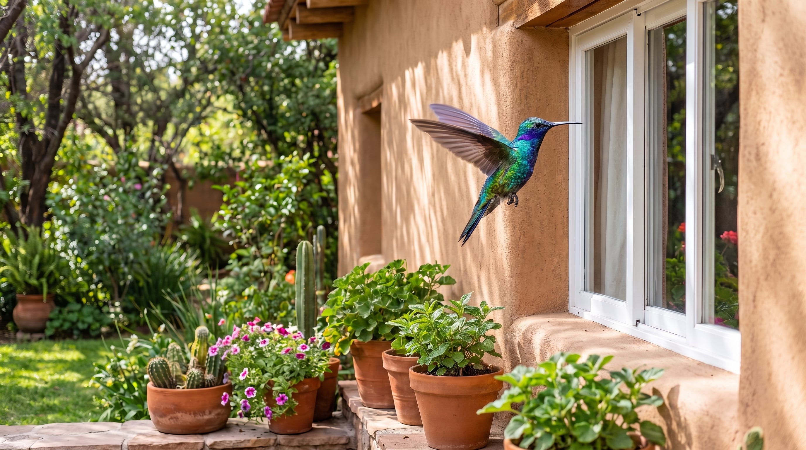 Qué significa que un colibrí visite tu casa todos los días
