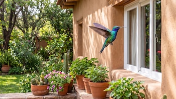 Qué significa que un colibrí visite tu casa todos los días