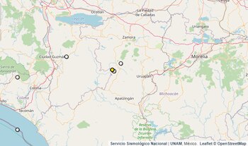 Temblor en Michoacán.
(SSN)