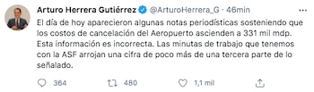 Arturo Herrera aseguró que las
