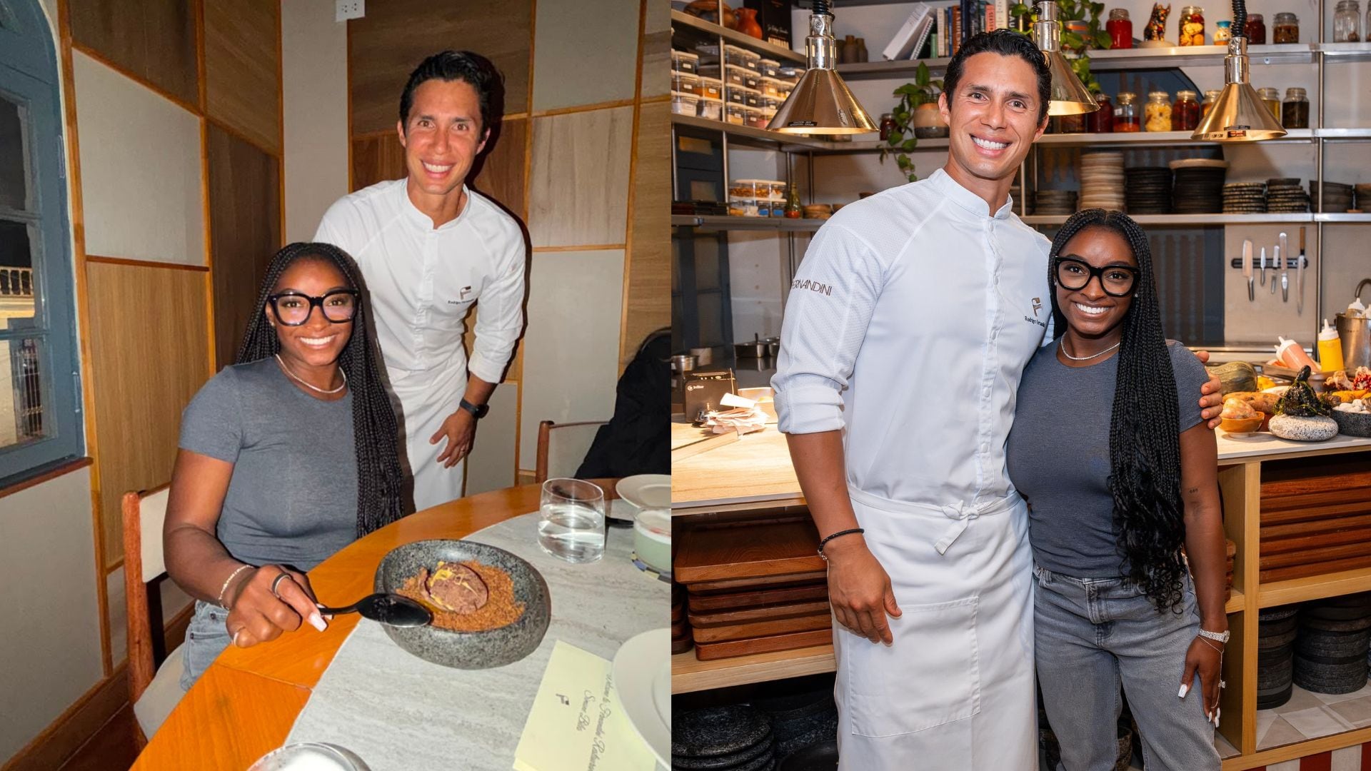 Simone Biles disfrutó de la comida peruana y visitó el restaurante de Rodrigo Fernandini en su paso por Lima