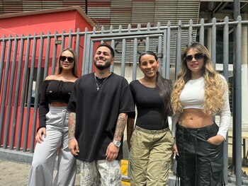 Samahara Lobatón y Bryan Torres