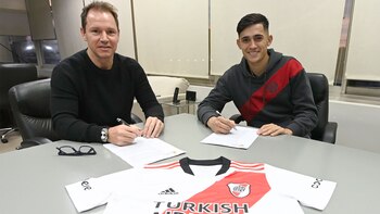 Solari pisó el Monumental para