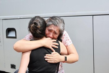 Familiares se reencuentran con alumnos