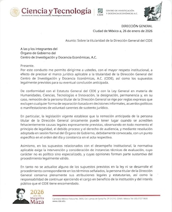 Romero Tellaeche deja un CIDE