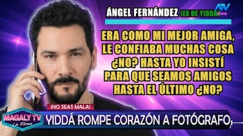 Ángel Fernández revela cómo terminó su relación con Yiddá Eslava: “Le metí las ganas para que durara”. Captura: Magaly TV La Firme.