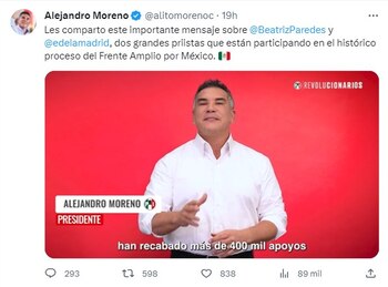 Alejandro Moreno afirmó que Enrique