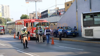 Pasajeros heridos tras choque de