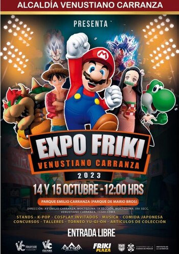 La entrada al evento será