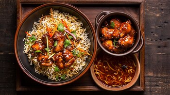 Fideos chinos con pollo (Imagen