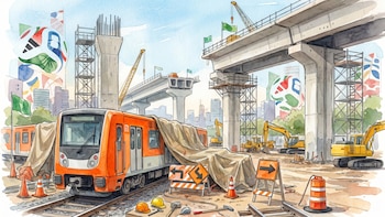 A un mes del Mundial 2026 y con estaciones del Metro cerradas: CDMX aún no termina obras en las líneas que lleva al Azteca