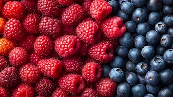 Los batidos de frutos rojos