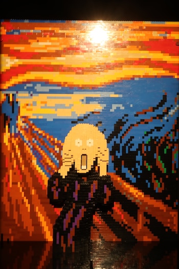 Representación de "El grito", de