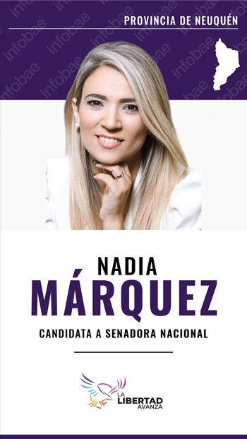 La diputada libertaria Nadia Márquez