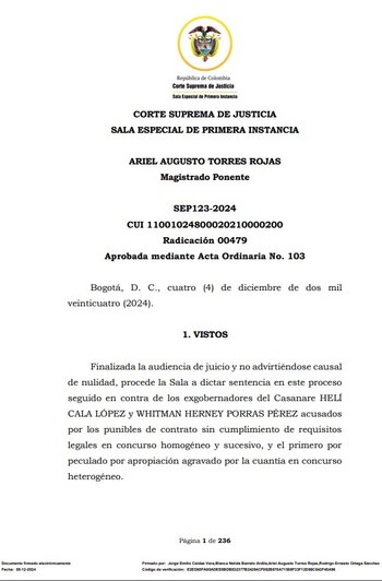 Fallo de la Corte Suprema