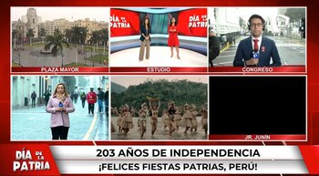 Paola Moreno y Pamela Costa, de Panamericana TV, iniciaron la cobertura especial por Fiestas Patrias.