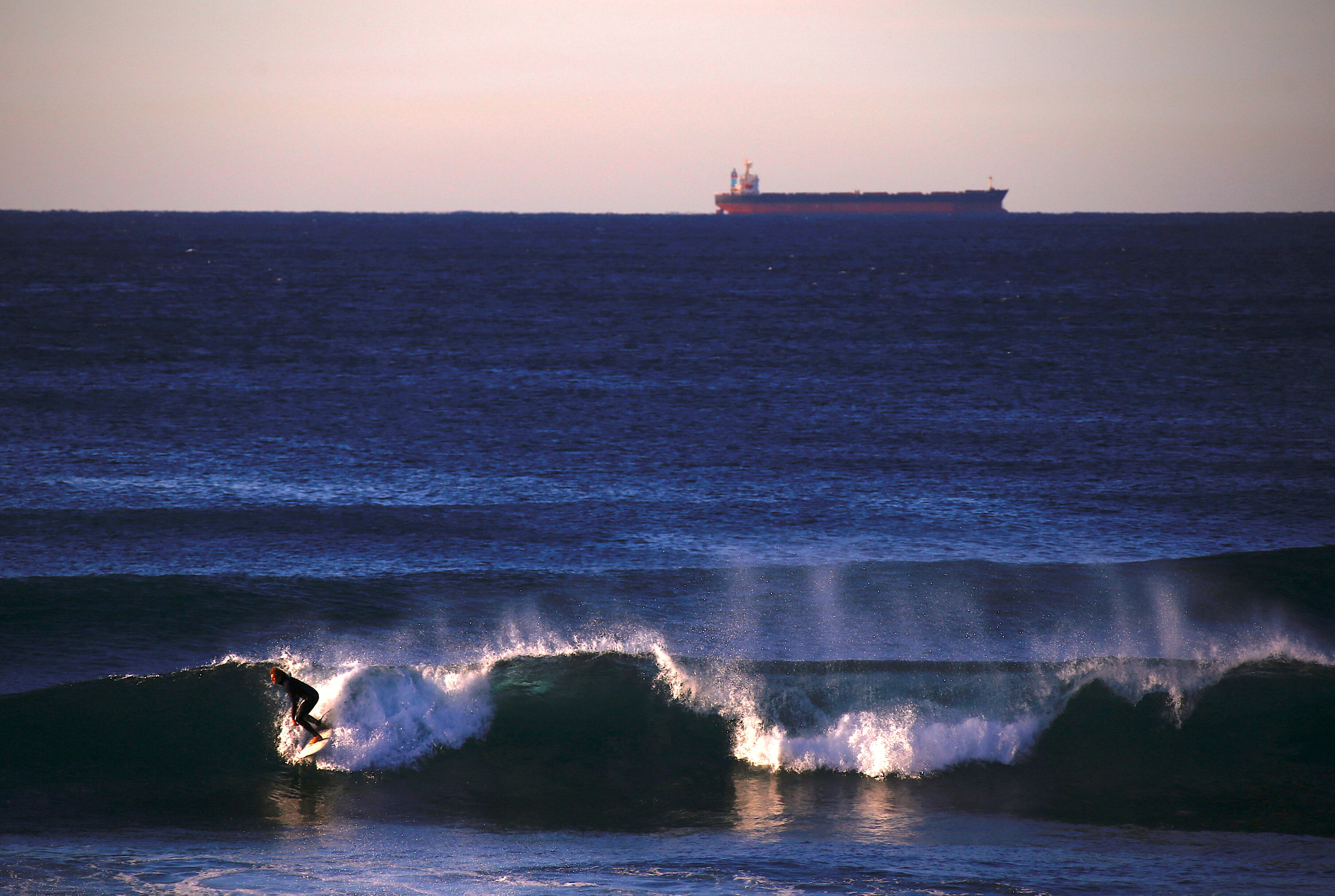 En Tathra Beach, Christine Armstrong solía nadar diariamente con sus amigos (REUTERS)
