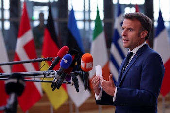 Macron pidió a la UE