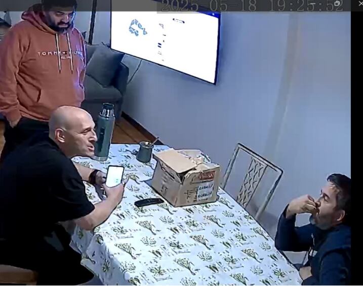 Diego García, Javier Martín Tchukrán y Ariel García Furfaro, con abogados vinculados al kirchnerismo y al entorno presidencial