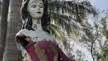 Estatua de Blancanieves en Parque