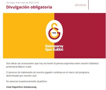 comunicado galatasaray