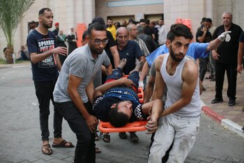 EUU acusa a Irán de cómplice de Hamás pero reconoce no tener información que le vincula con los ataques. Europa Press/Contacto/Bashar Taleb