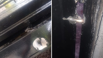 Algunas viviendas resultaron afectadas por impactos de bala en fachadas y estructuras, lo que incrementó la sensación de inseguridad en Cauca - crédito @Regional_col/X