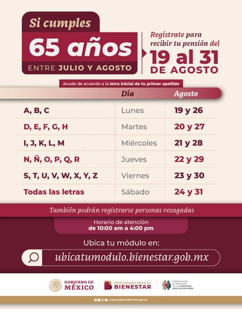 Hoy, viernes 23 de agosto